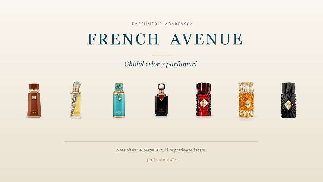 Cele 7 parfumuri French Avenue — ghid Parfumelo