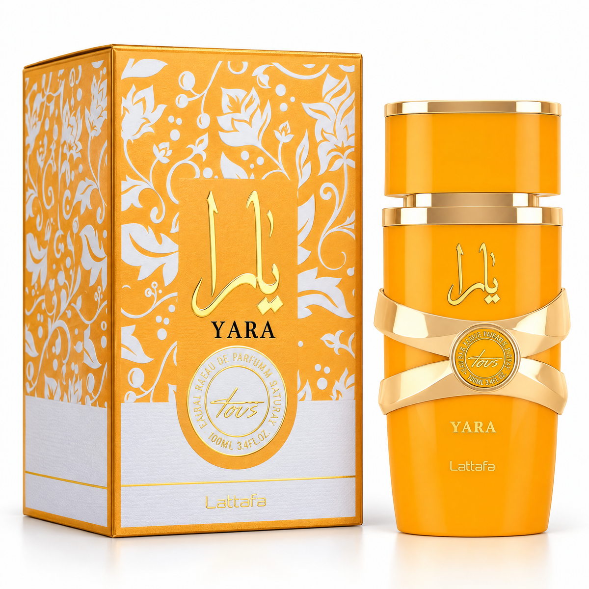 Flacon și cutie Lattafa Yara Tous Eau de Parfum pentru femei 100 ml