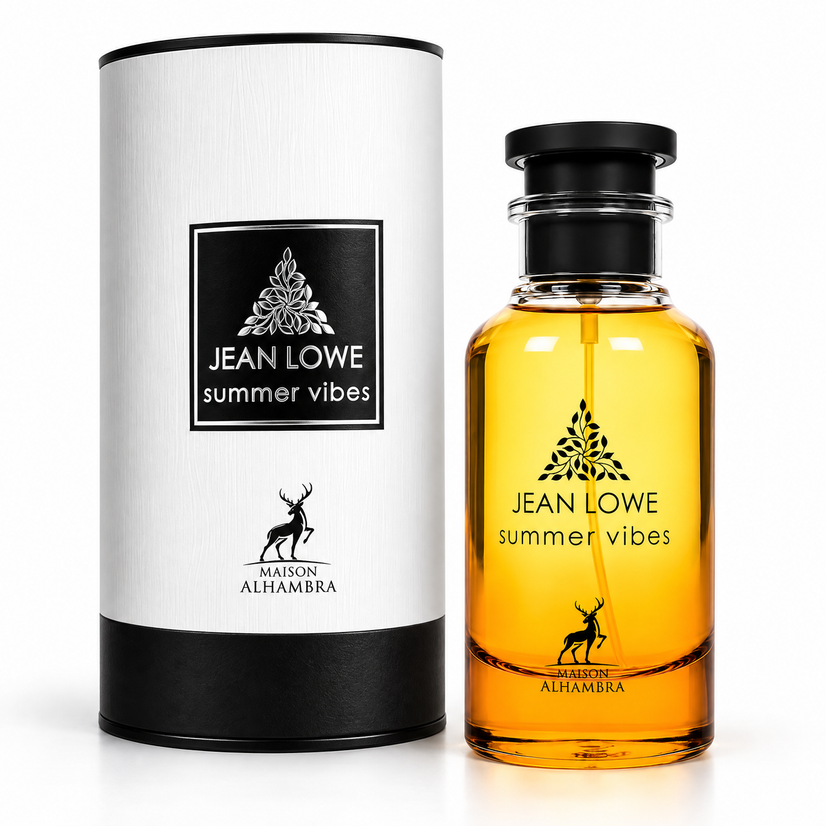 Maison Alhambra Jean Lowe Summer Vibes Eau de Parfum 100 ml unisex, flacon și cutie