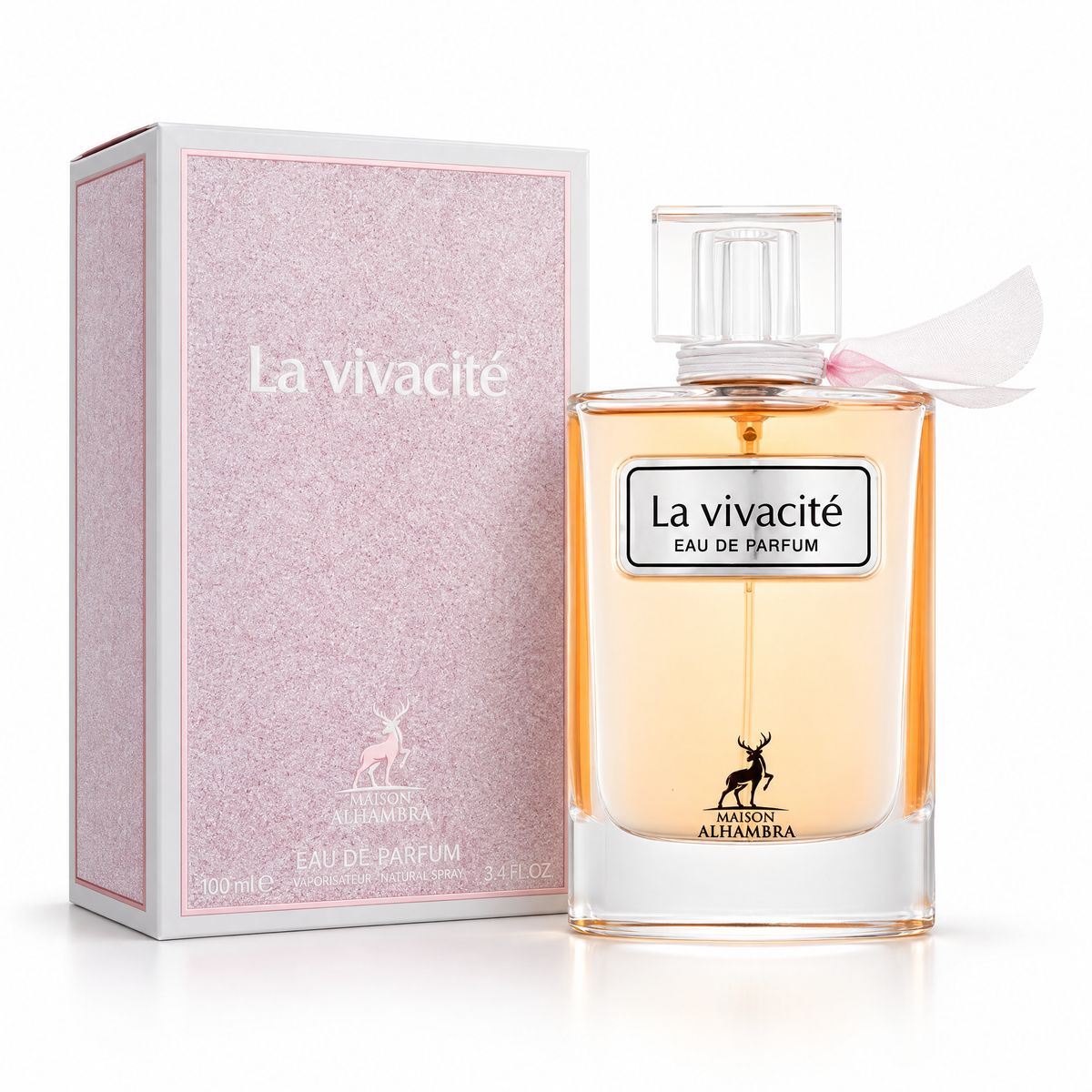 Maison Alhambra La Vivacité Eau de Parfum 100 ml pentru femei, flacon și cutie